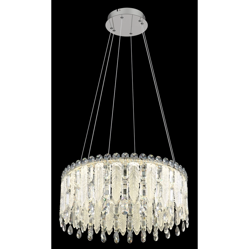 Pendellampe Klunka Chrom Ø 59,5 cm Globo 9007371456093