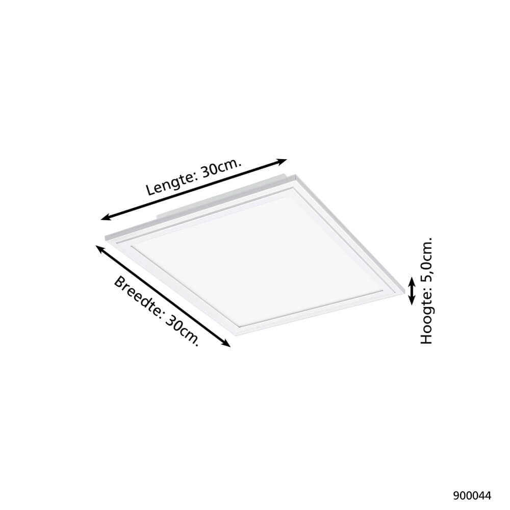 Deckenlampe Zigbee Salobrena-Z 30x30cm weiß Eglo 9008606221813