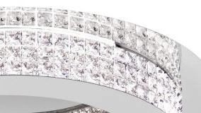 Deckenleuchte Principe 70 70 cm Metallgrau Stars of Light 9002759394028