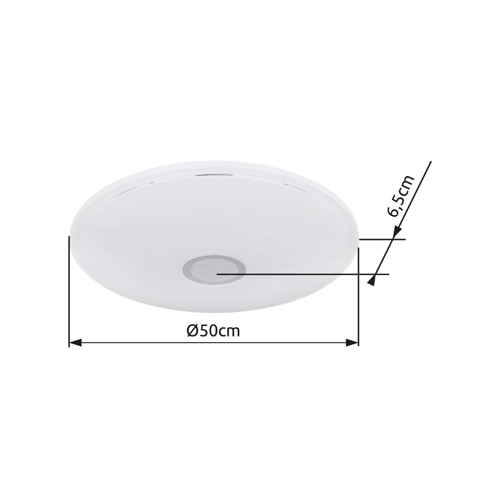 Plaffoniere Connor Design weiß Ø 50 cm verstellbar Globo 9007371403080