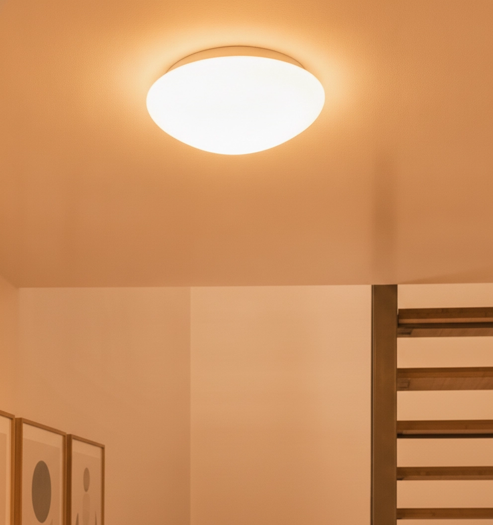 Deckenlampe Brest Ø 23cm weiß