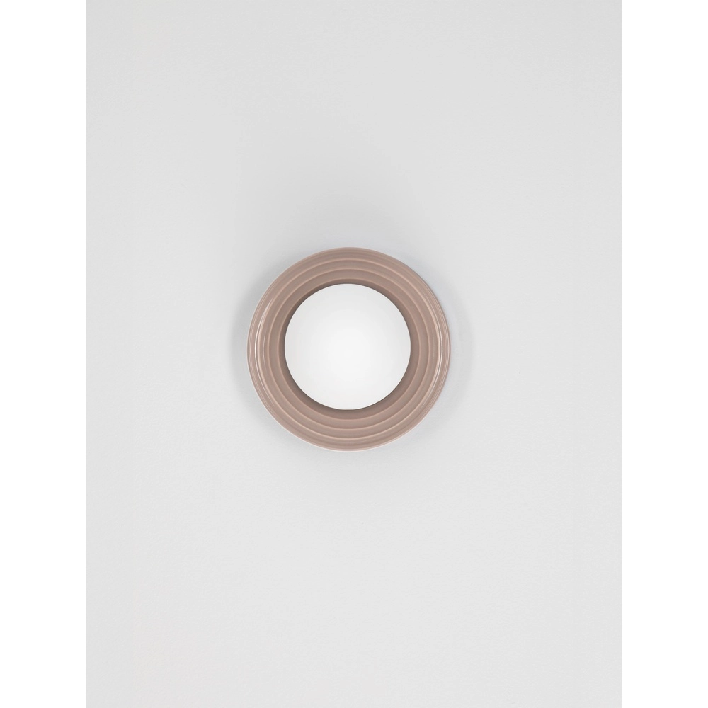 Wandleuchte Orbique mokkabraun Ø 16cm Lyora 5212017483911