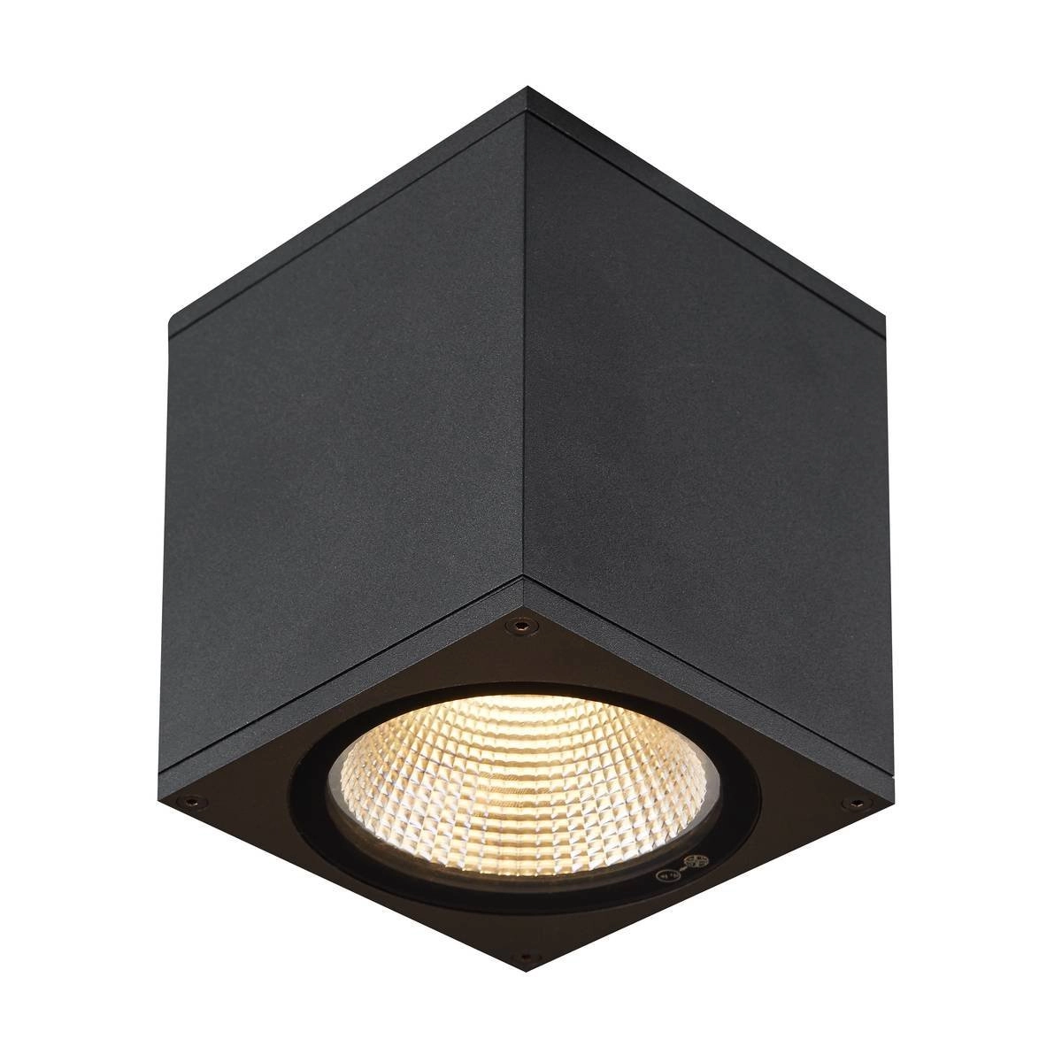 Wandleuchte Enola Square M Daunen Anthrazit SLV 4024163235785