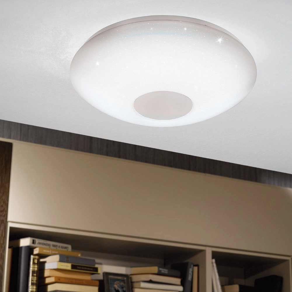 LED-Deckenlampe Voltago 2 RGB Crystal ungefähr 30 cm weiß Eglo 9002759959715