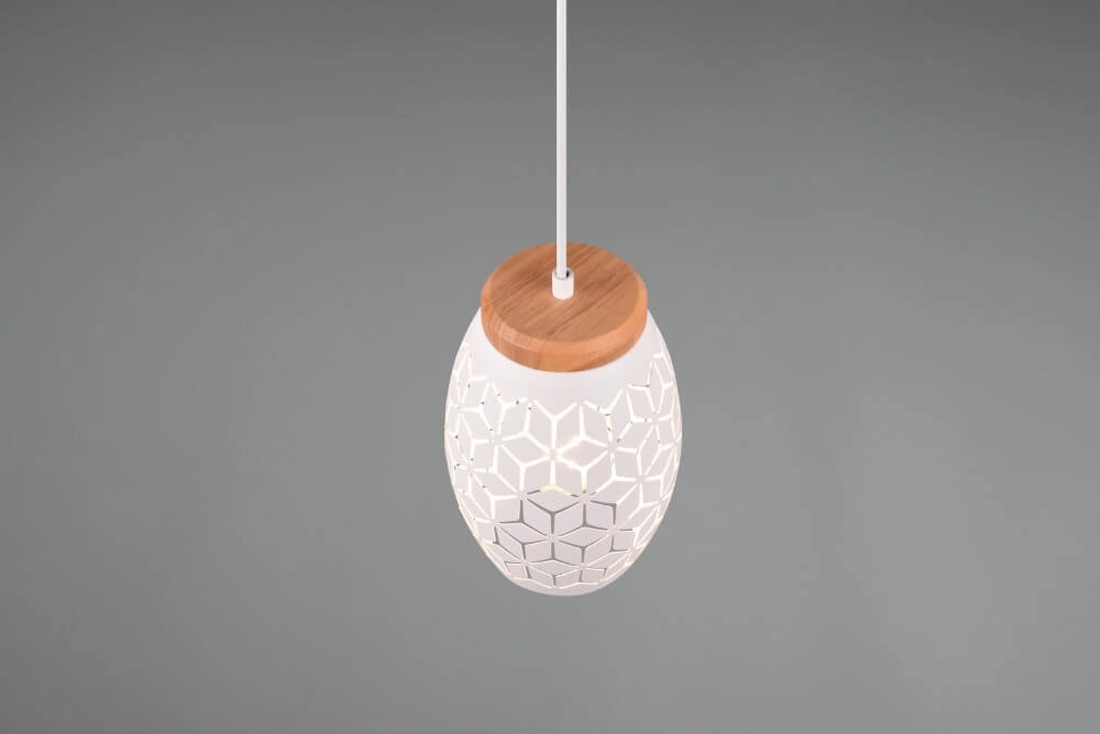 Weiße Hängelampe Bidar Design Trio 4017807574913