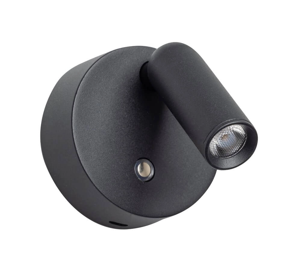 Aufbaustrahler Wiflex Schwarz
