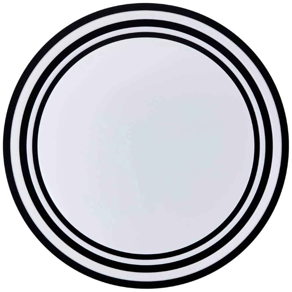 Schwarz-weiße Deckenleuchte Kobana Ø 49cm Brilliant 4004353426544