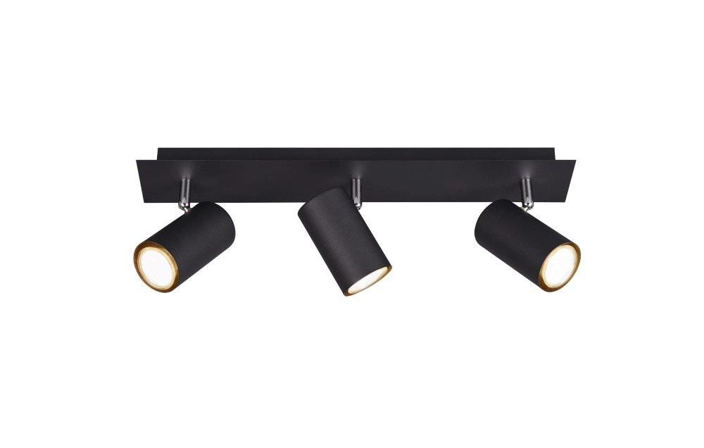Strahler Marley 3-leichter mattes schwarz