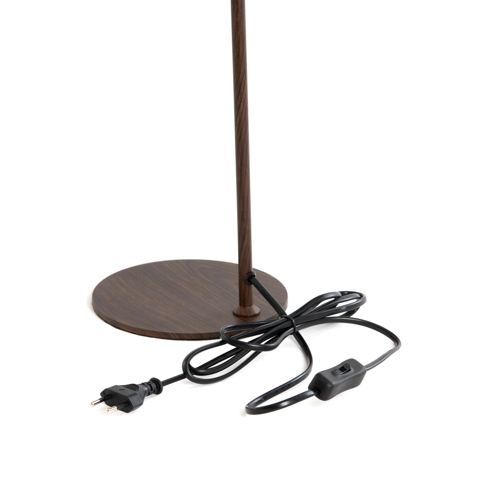 Schreibtischlampe Salomo Mit Walnussholz-Optik Light & Living 8717807757137