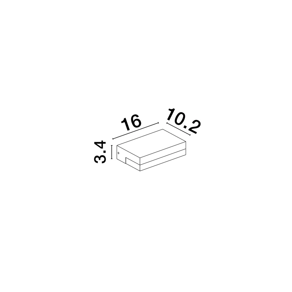 Schlanke Wandleuchte Pure anthrazit Lyora 5212017432711