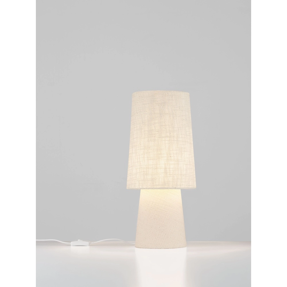 Japandi-Tischlampe Nebia Beige Lyora 5212017493996