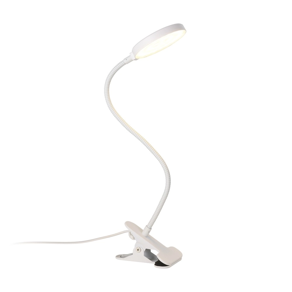 Klemmlampe Casetto Weiß