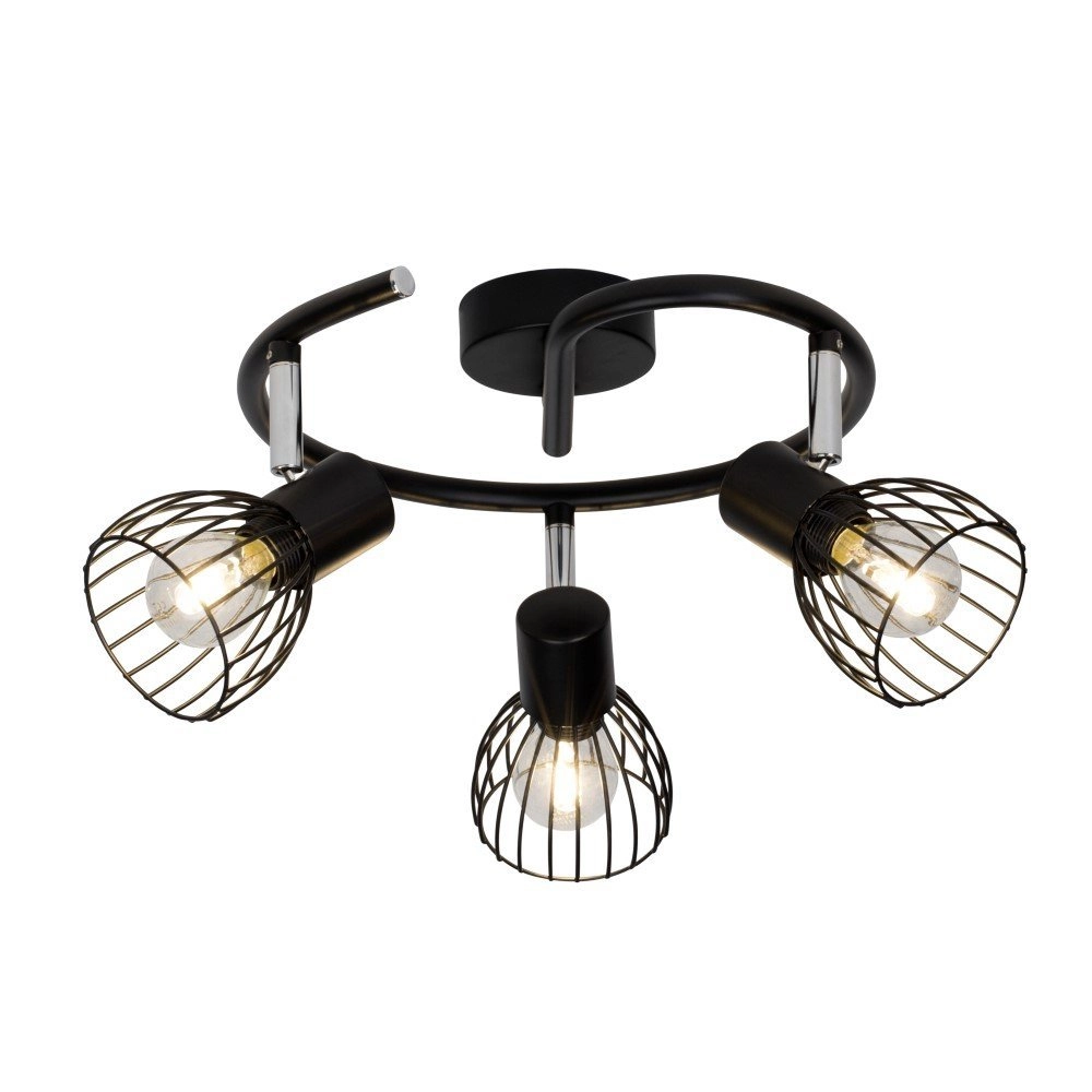 3-Licht Deckenleuchte Blacky