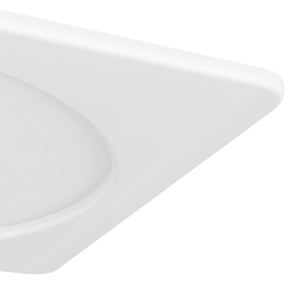 Einbaulampe Fueva 6 Quadratisch – Weiß – 16,6x16,6 cm Eglo 9008606330805