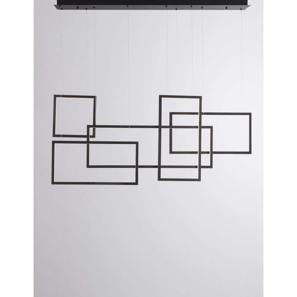 Pendelleuchte Cornice Schwarzes Design Lyora 5212017424716
