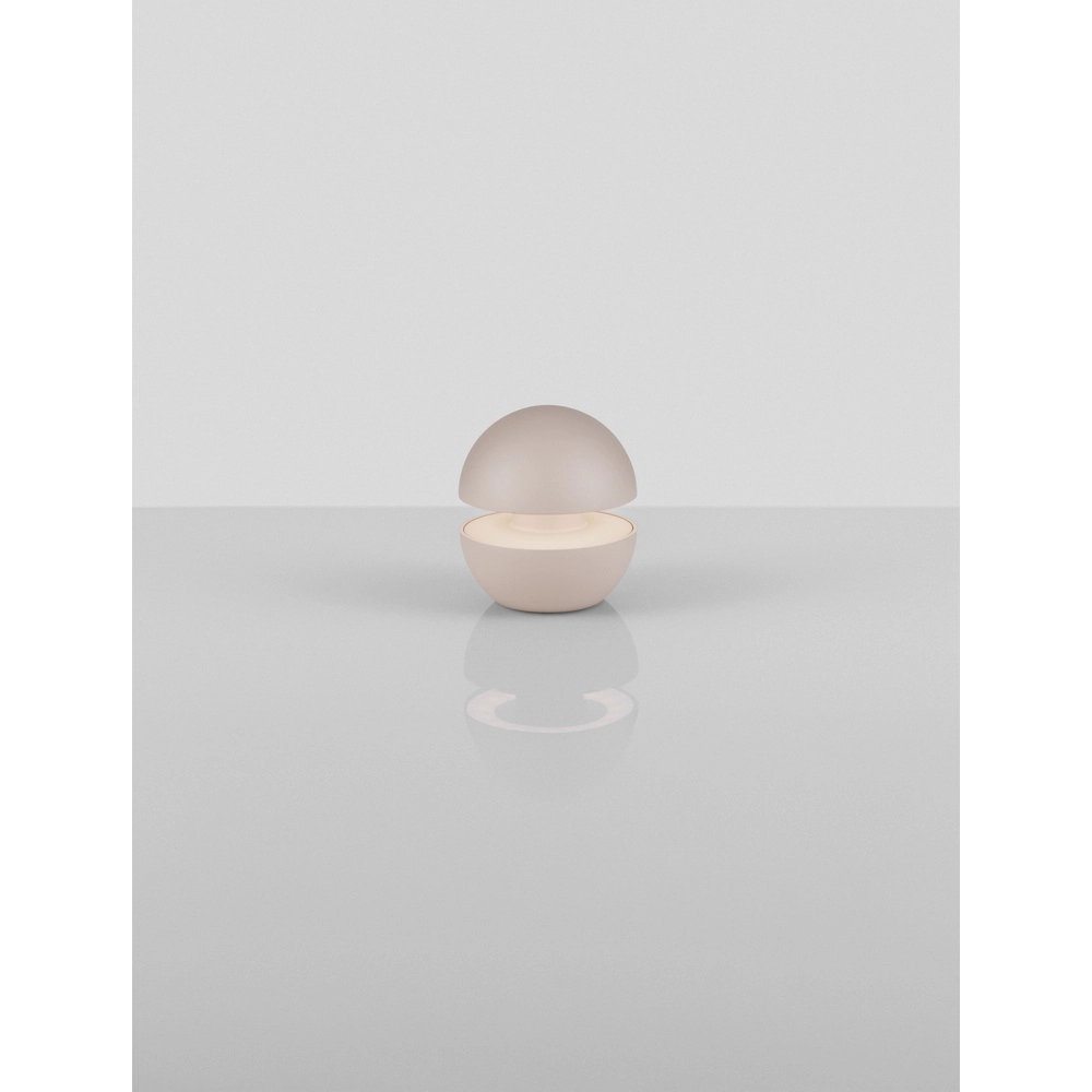 Tischlampe Puk wiederaufladbar sand braun