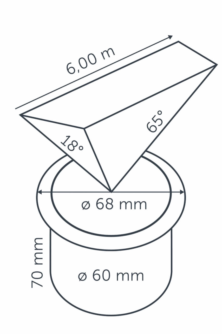 Einbauspot Big Flux Asymmetric 12 Volt LED In-lite 8717051004599