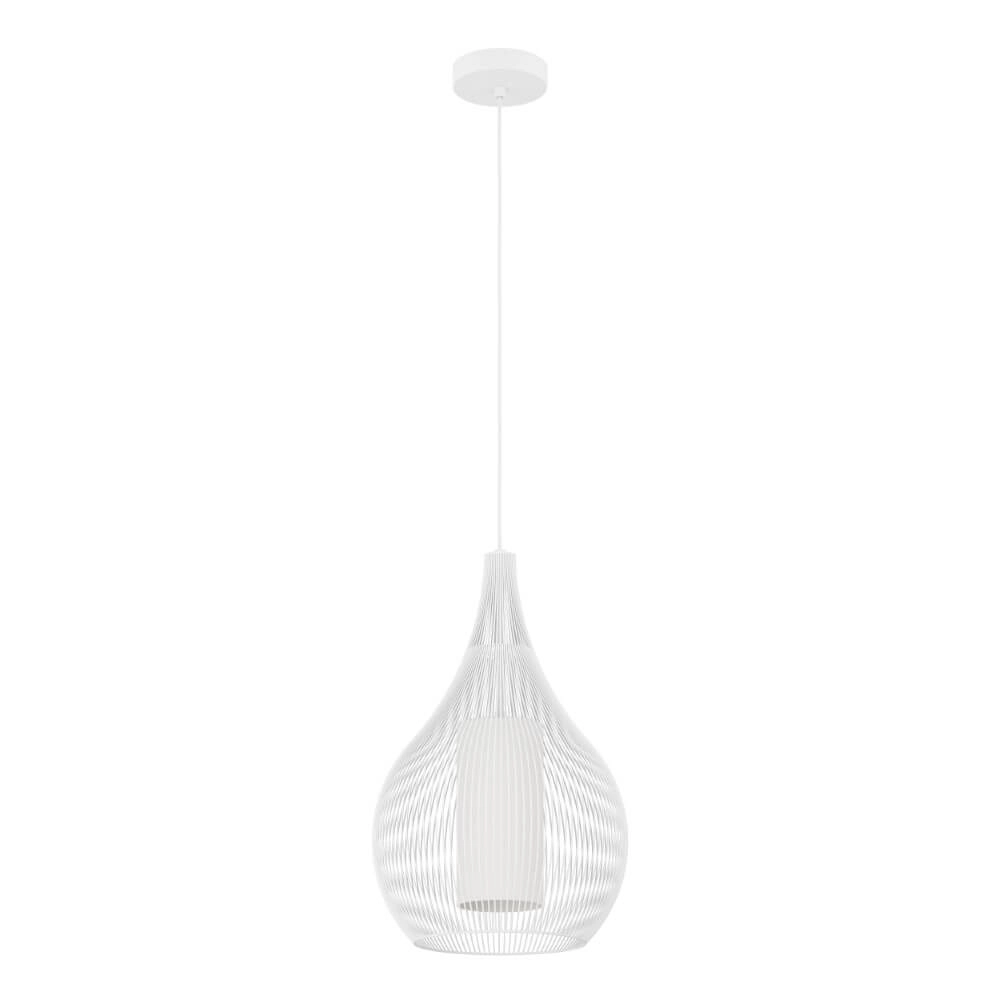 Moderne weiße Hängelampe Razoni 1 Ø 32,5cm