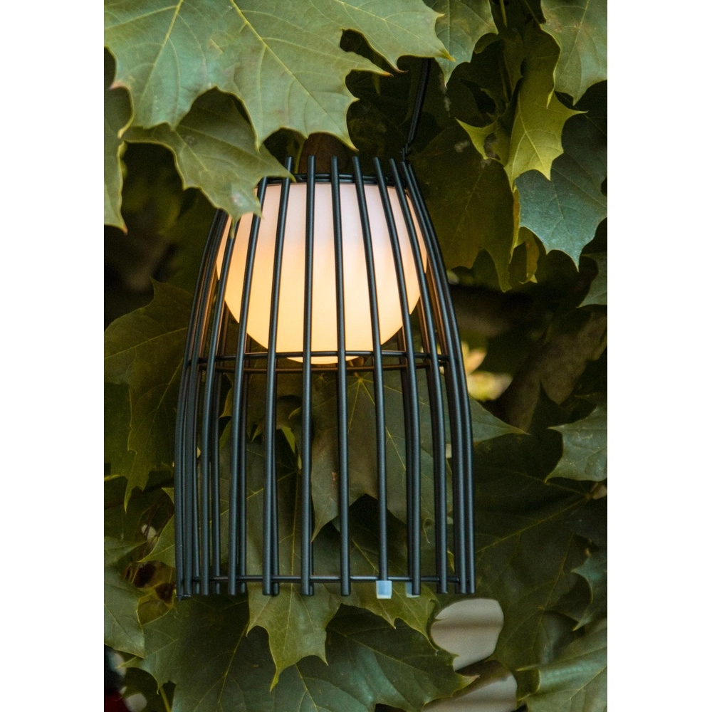 Wiederaufladbare Tischlampe Fjara Schwarz Lucide 5411212061355
