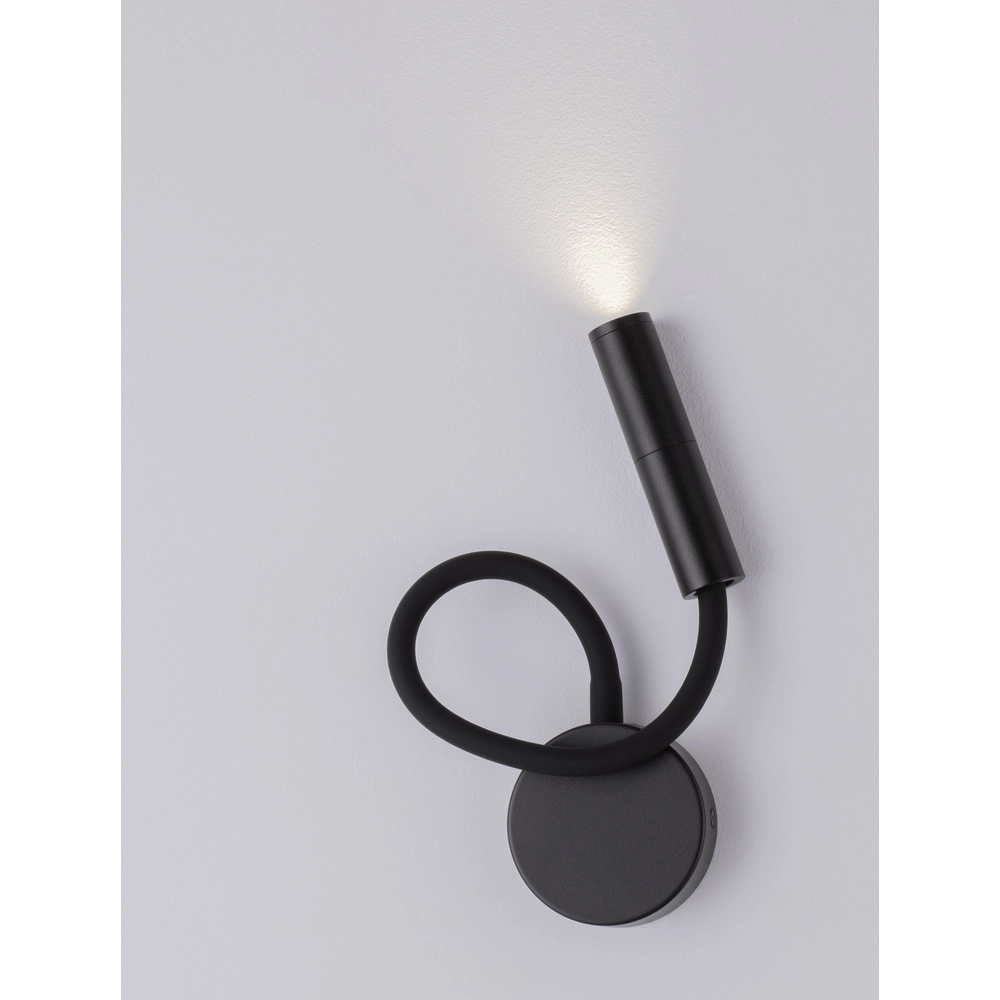 Nachttischlampe Sonica schwarz Lyora 5212017454874