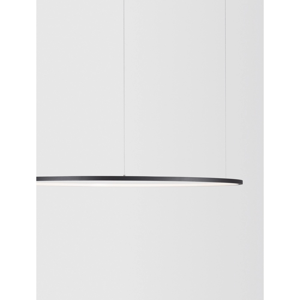 Runde Pendelleuchte Tarquin schwarz Ø 100cm Lyora 5212017438348