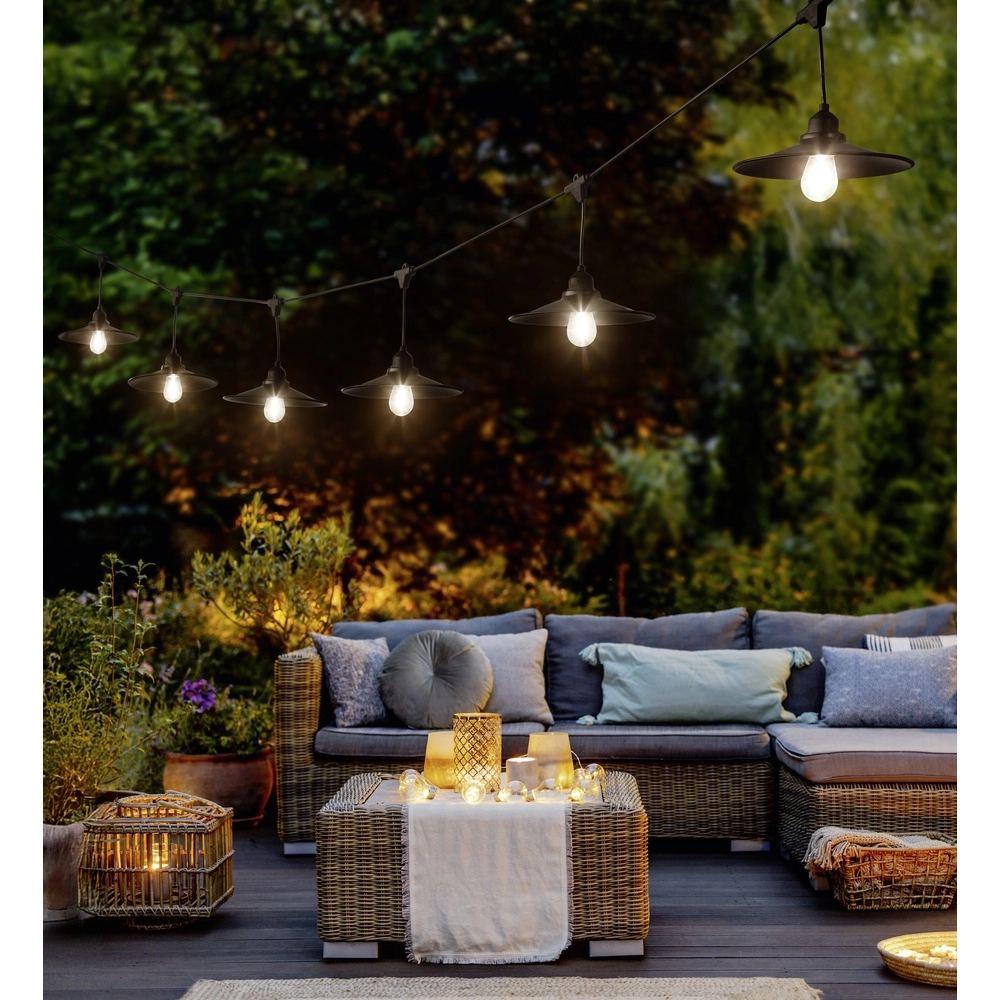 Lichterketten Chain Schwarz 10 Lichter Trio 4017807650648