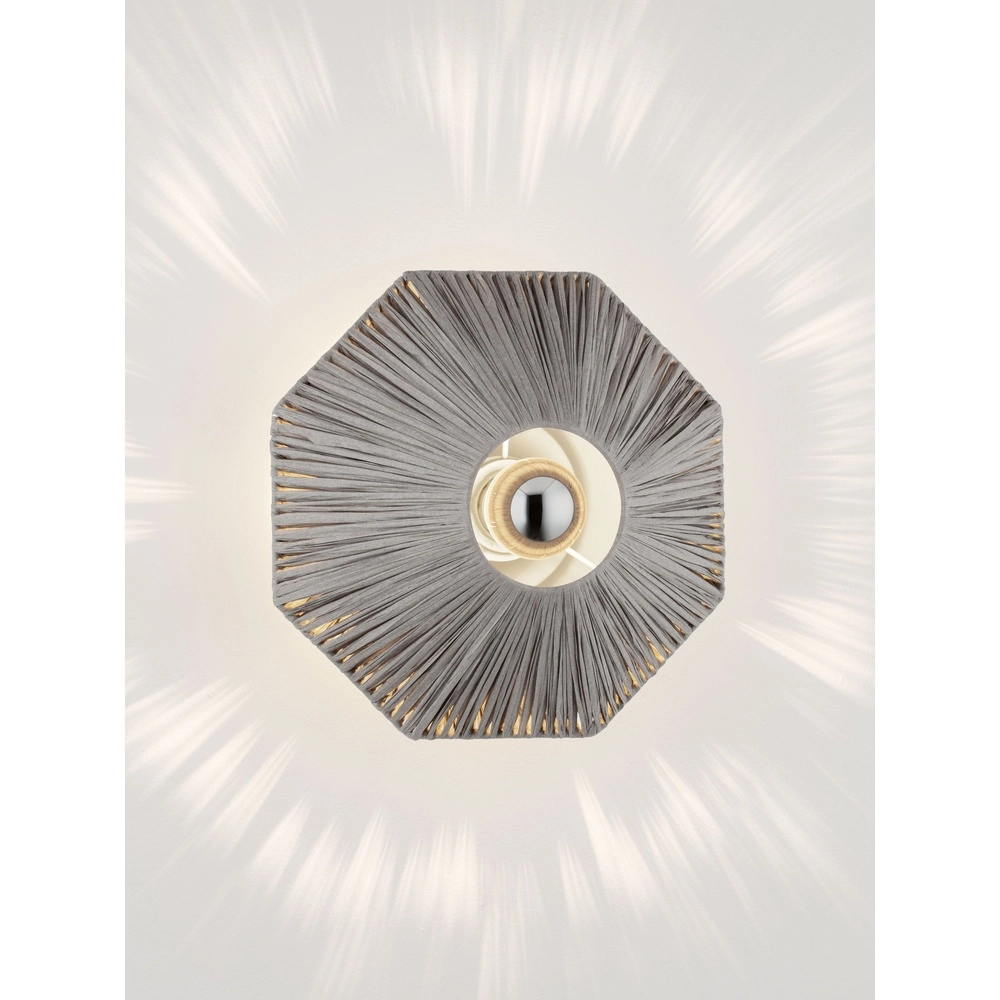 Wandlampe Elvio graue Ø 30cm Lyora 5212017493866