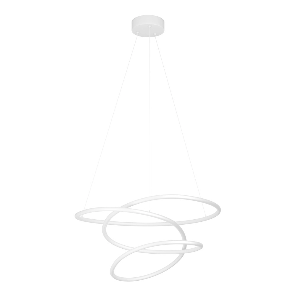 Moderne Pendellampe Racale Ø 58 cm weiß Eglo 9008606391417
