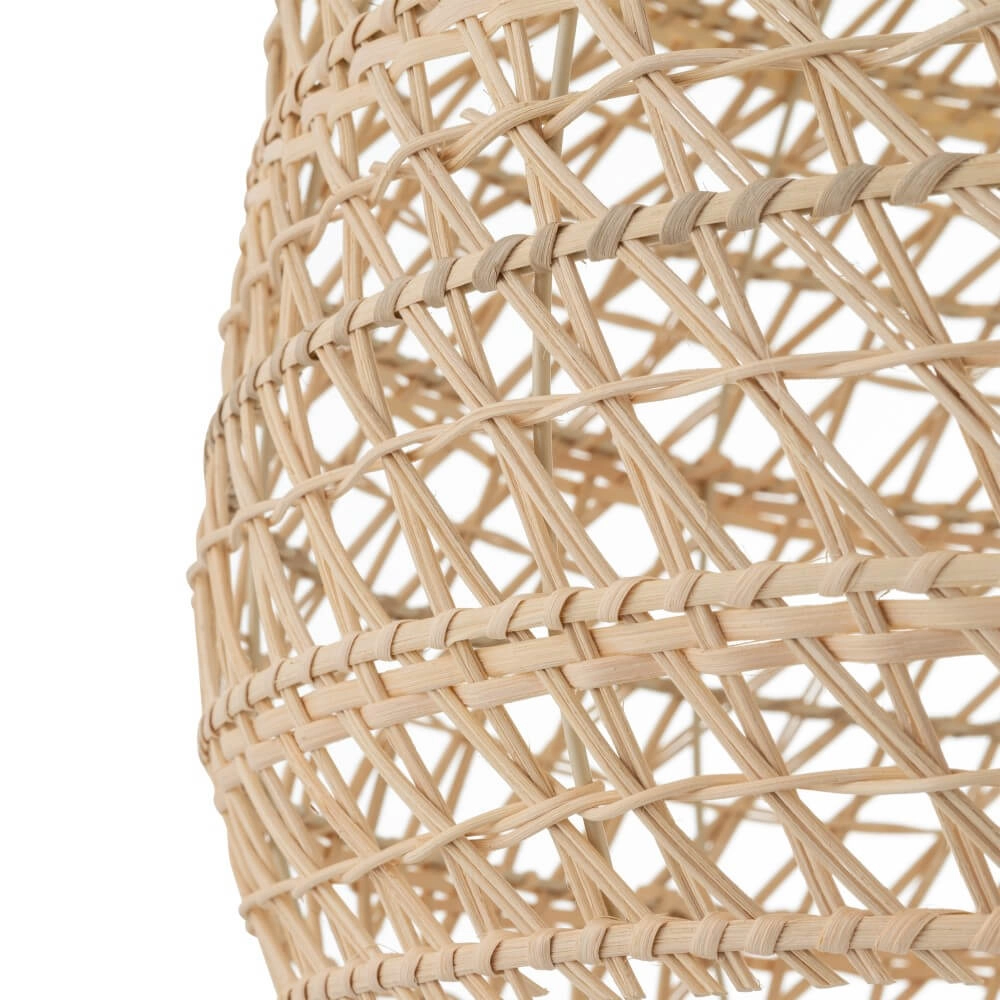 Rattan Pendelleuchte Boho L Ø 60cm Lyora 5903139111522