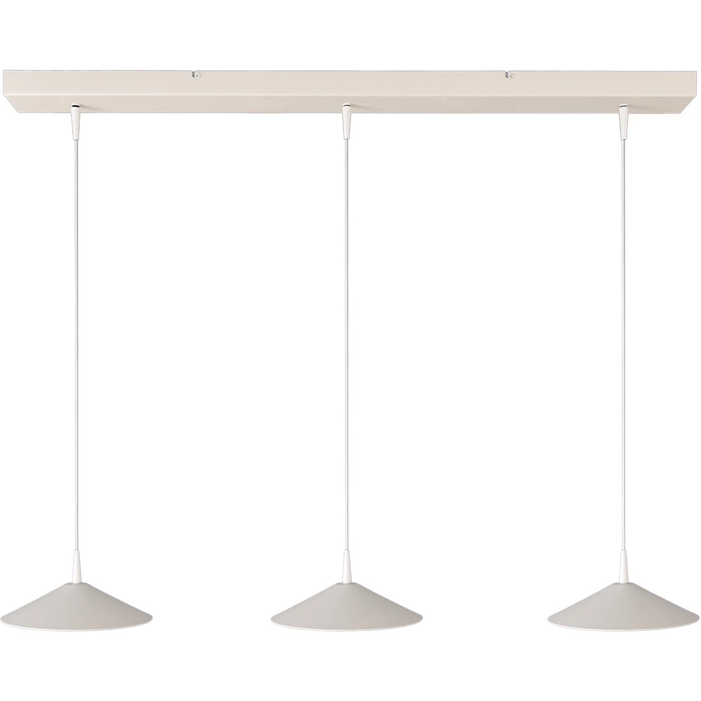 3-Licht Pendellampe Ceppo weiße Ø 22 cm