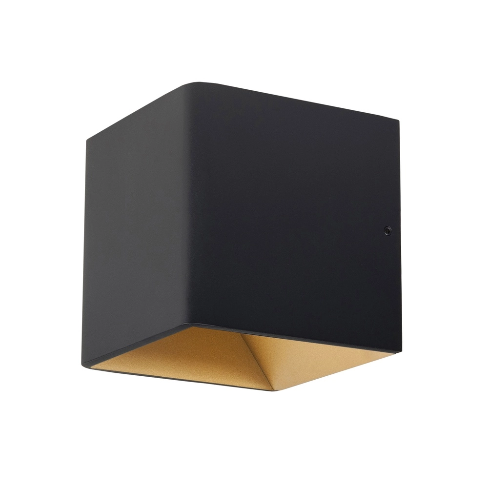 Design-Aufbaustrahler Stretto S schwarz mit gold