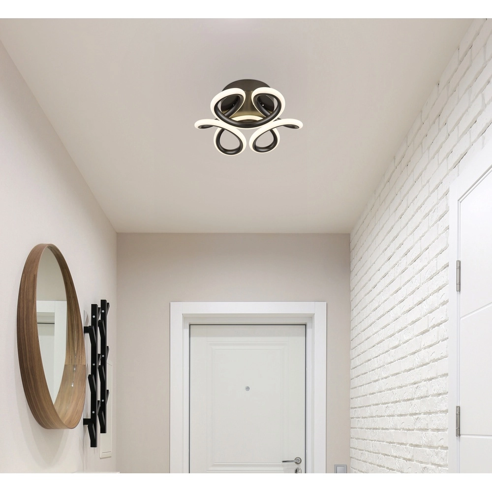 Einzigartige Deckenlampe Melisand Schwarz Globo 9007371512348
