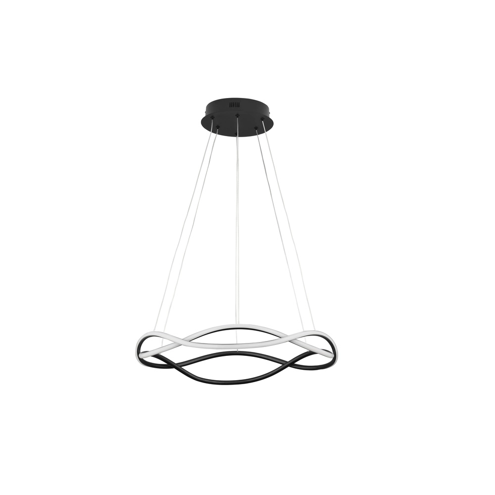 Design-Pendelleuchte Jinal schwarz Ø 60cm Lyora 5212017438737