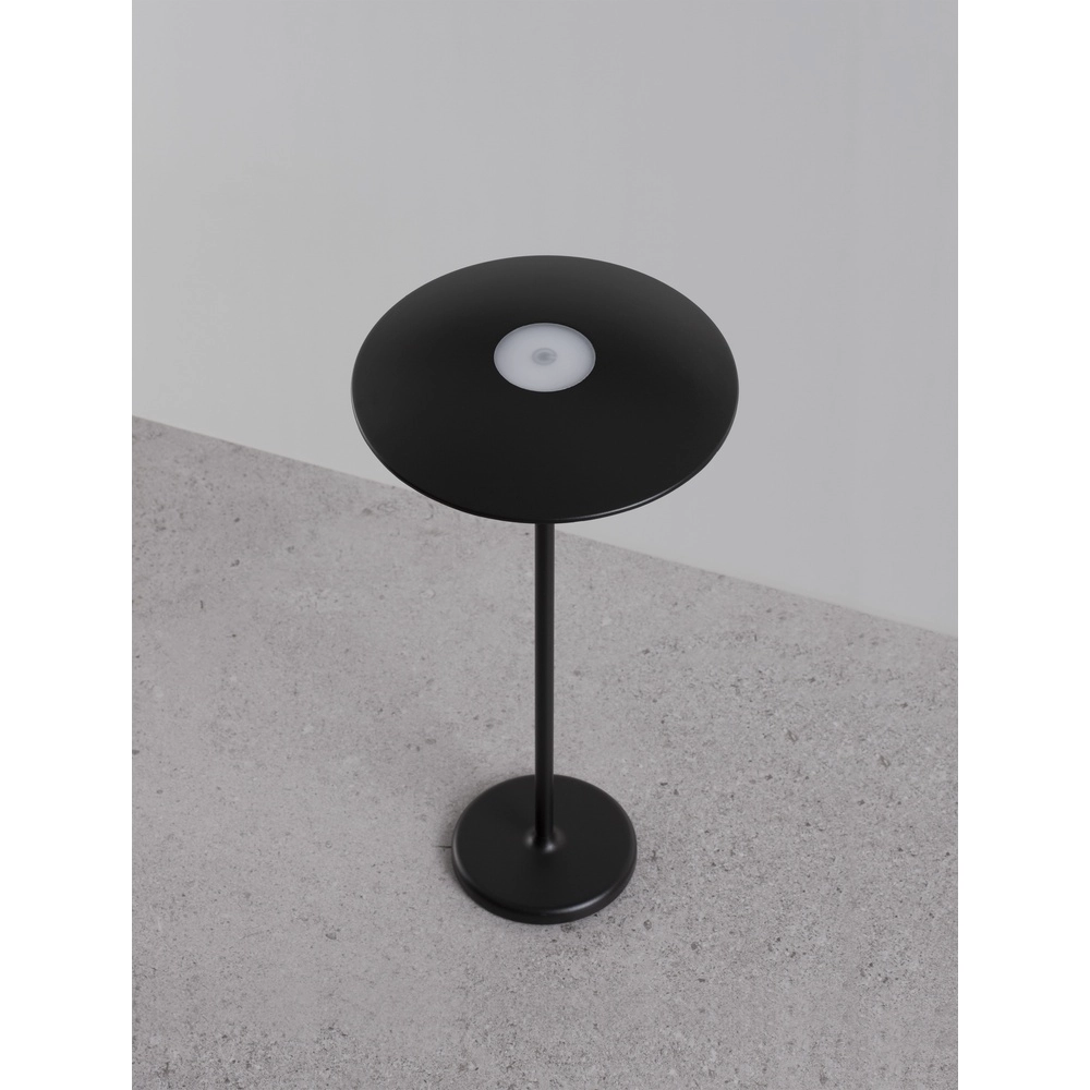 Tischlampe Fumo Wiederaufladbar Schwarz Lyora 5212017432636