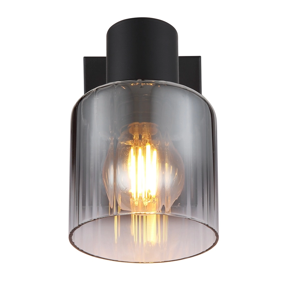 Schwarze Wandlampe Jack Schwarz Globo 9007371513833