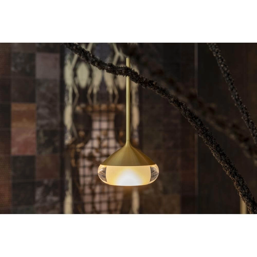 Design-Pendelleuchte Phoenix gold Ø 11,6cm Artdelight 8720701101098