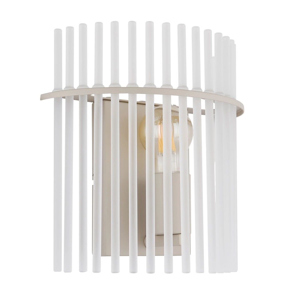 Wandleuchte Gorley sandbraun mit Glas Globo 9007371572700