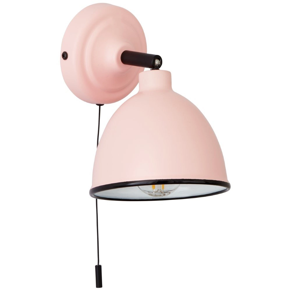 Wandlampe Telio Pastellrosa Brilliant 4004353355370