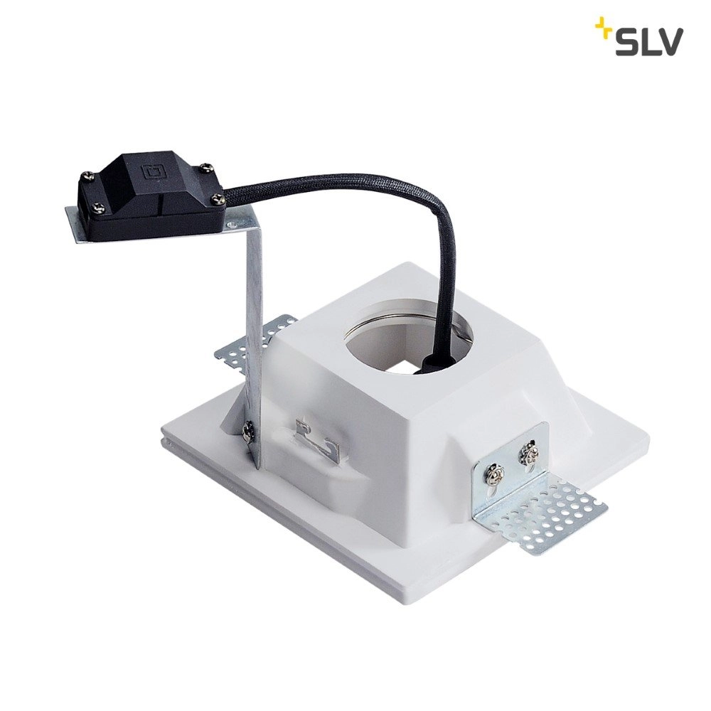 Einbaustrahler Plastra GU10 13cm weiß SLV 4024163160629