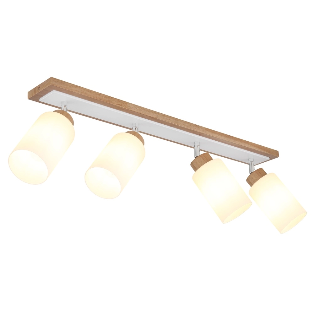 Deckenlampe Rowena 4-Licht Holz