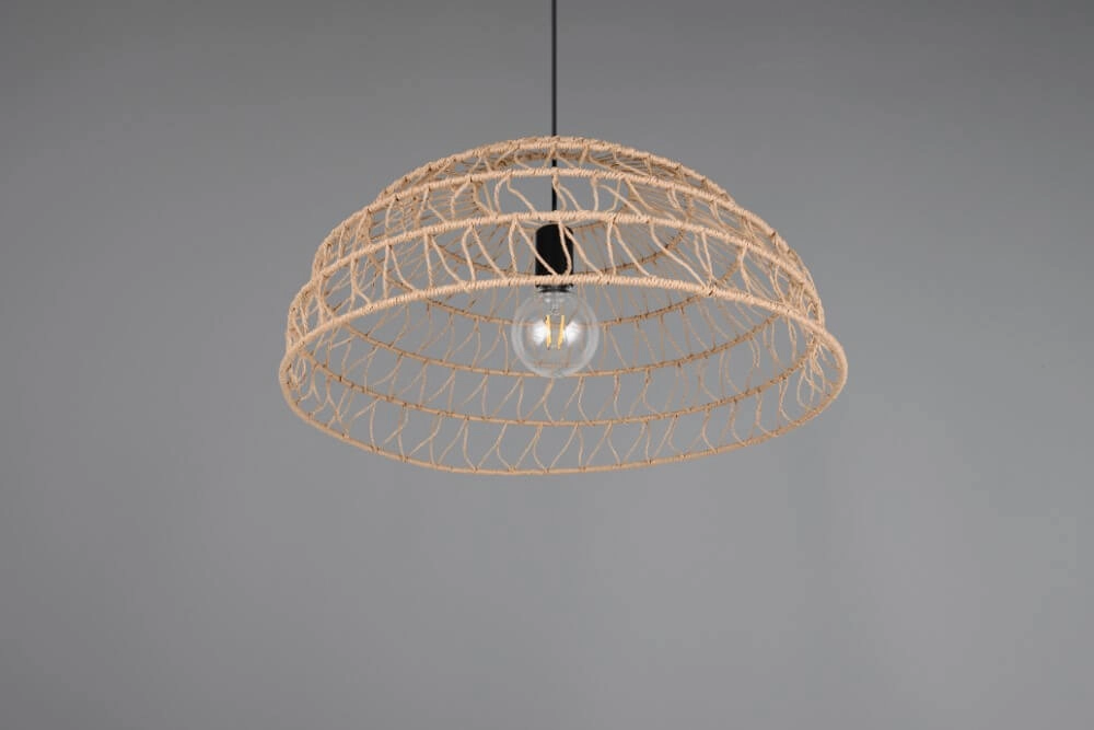 Rattan Pendelleuchte Paulette Ø 60cm Trio 4017807637533