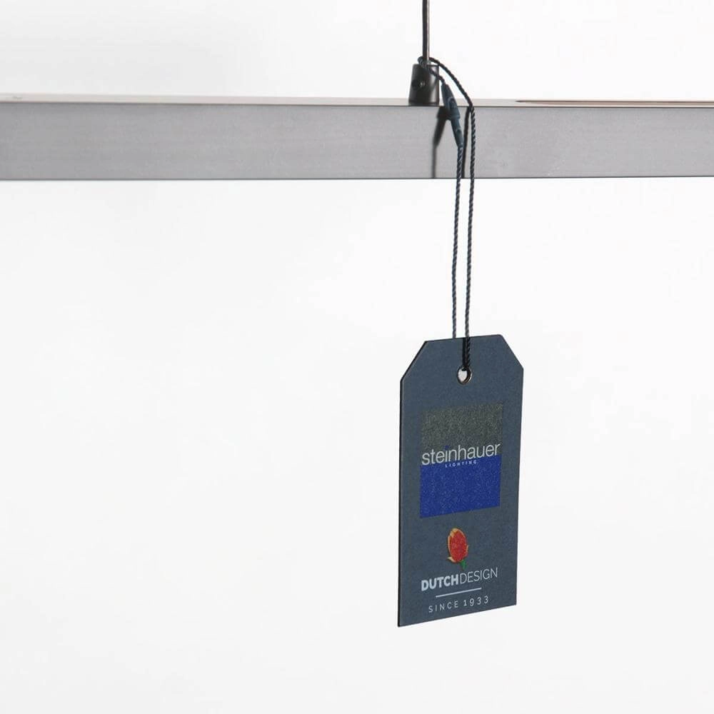 Design-Pendelleuchte Bande 114cm grau Steinhauer 8712746175806