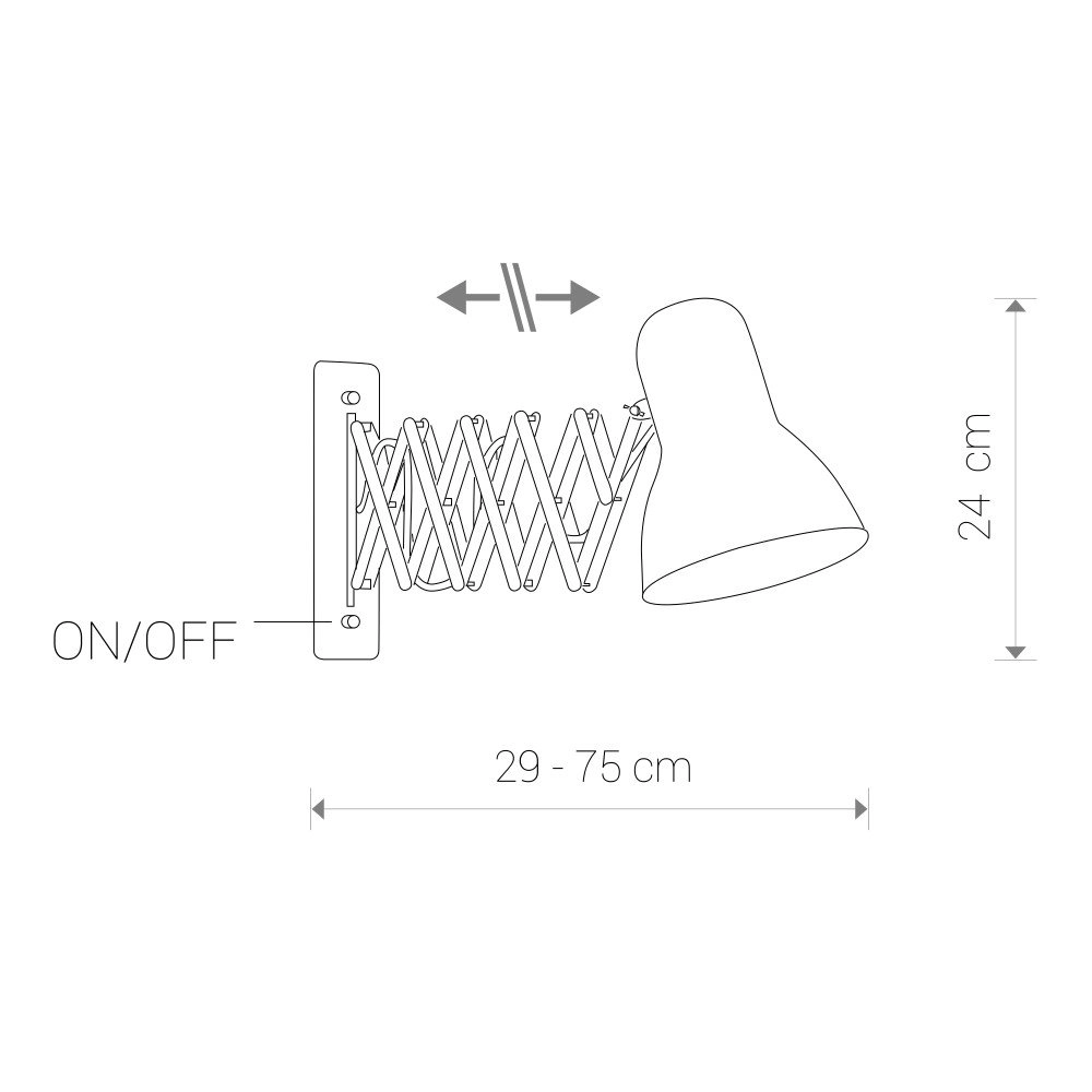 Scherenlampe Harmony Lyora 5903139989091