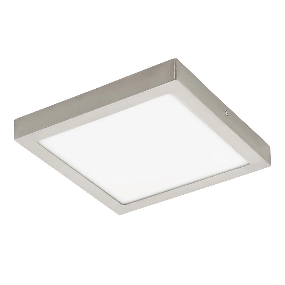 LED-Deckenlampe Fueva-C Square 30 cm Nickelmatte Eglo 9002759966812