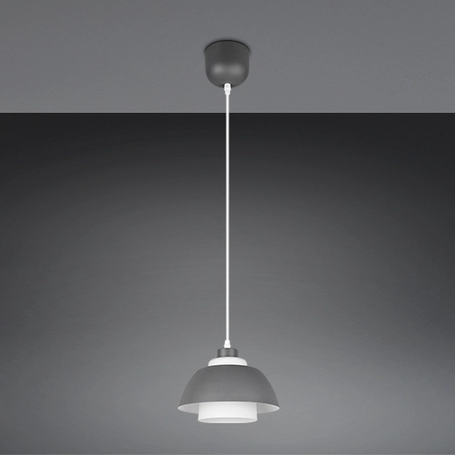 Design-Pendellampe Tilos Anthrazit Ø 23 cm Trio 4017807682403