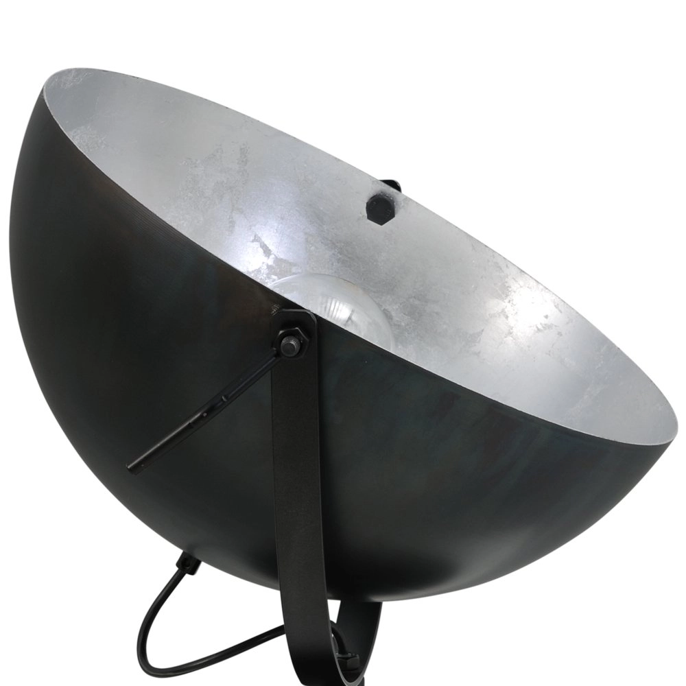 Stehlampe Larino 40 schwarz mit altem silber Masterlight 8718121236834