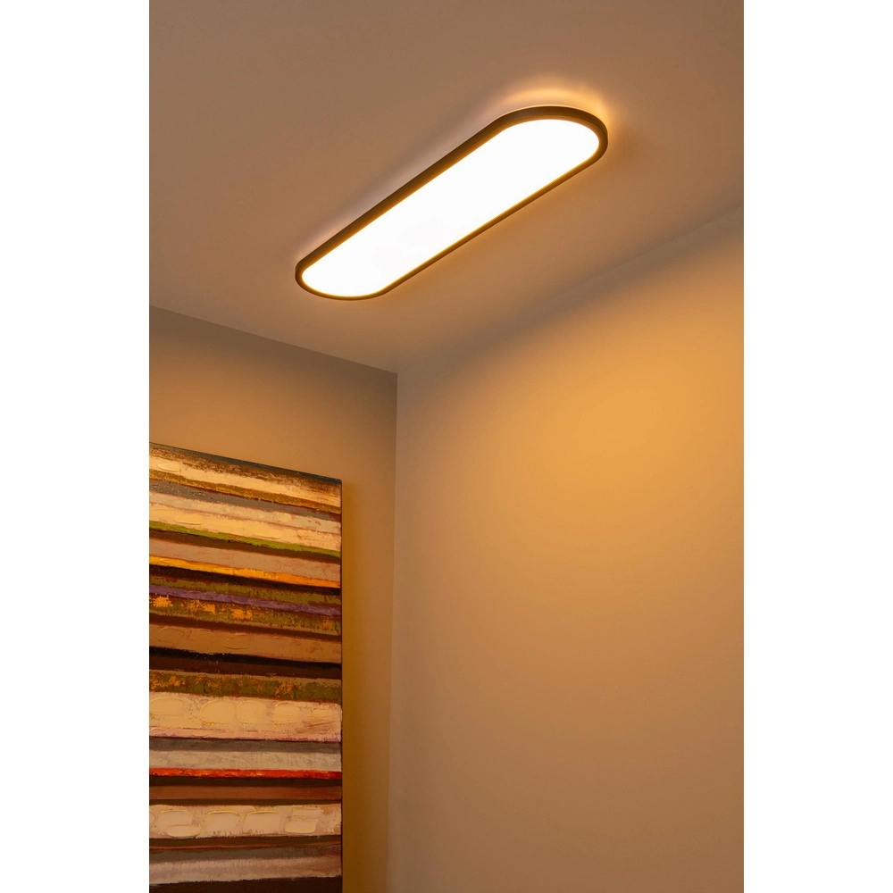 Ovales Deckenlicht Elly schwarzer 36W Lucide 5411212071828
