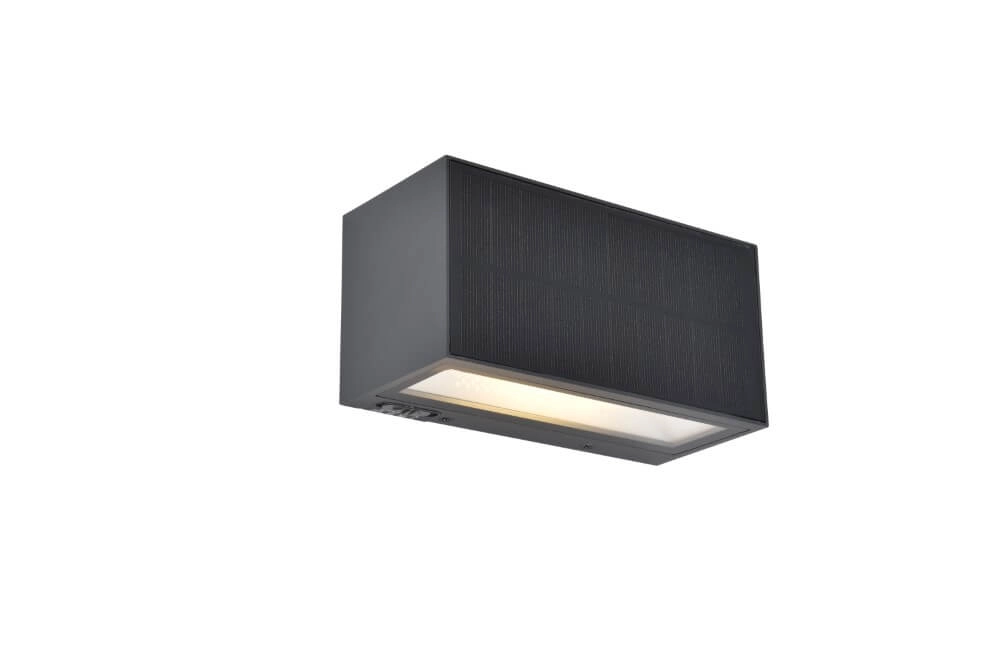 Solar wall lamp Inka anthracite Lutec 6939412015651