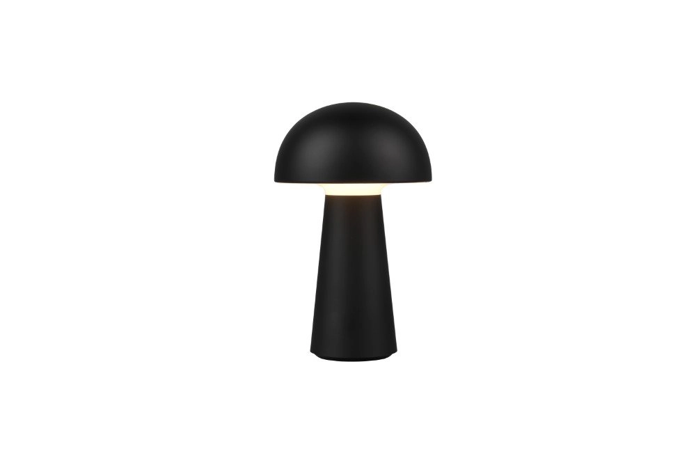 Gartentischlampe Lennon wiederaufladbar schwarz Trio 4017807496338