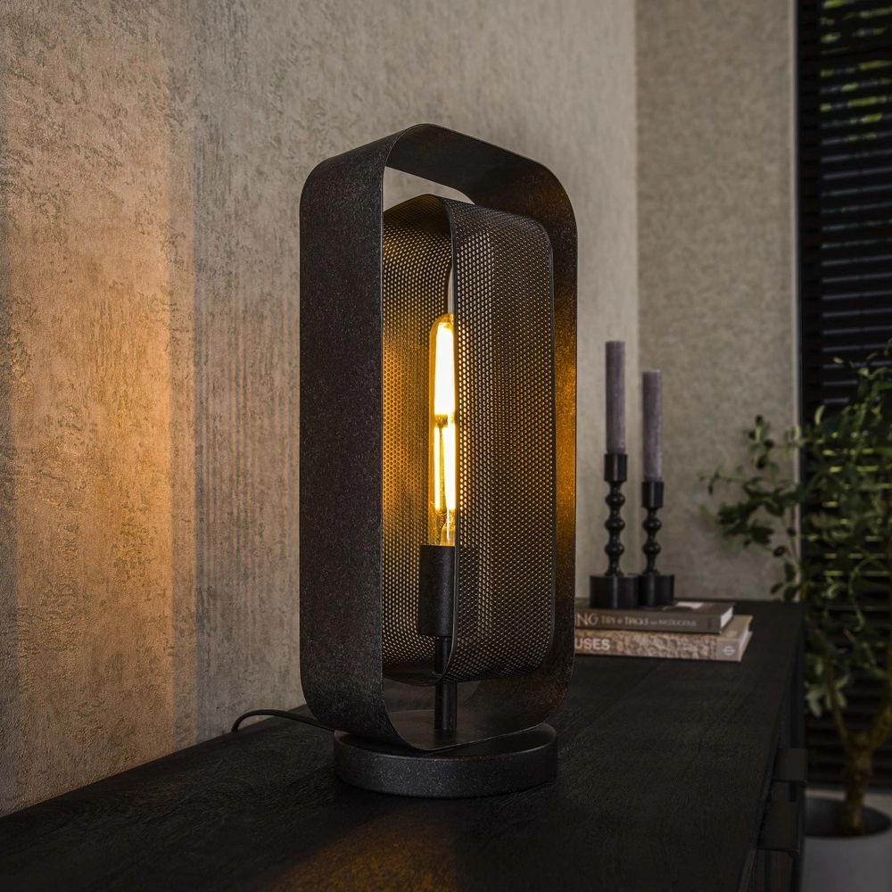 Metallgitter-Tischlampe Mesh 41 cm hoch